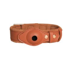 Anti-Lost Cat Collar with Locator Tracker for Pets: Genuine Leather