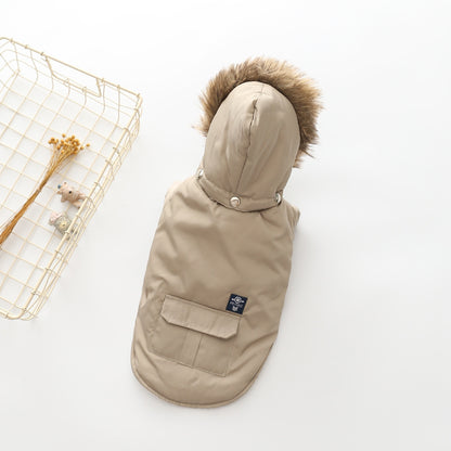 Hooded Cotton Coat for Dogs