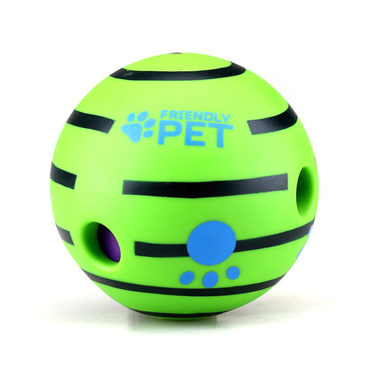 Playful Pup Giggle Ball: by Wobble