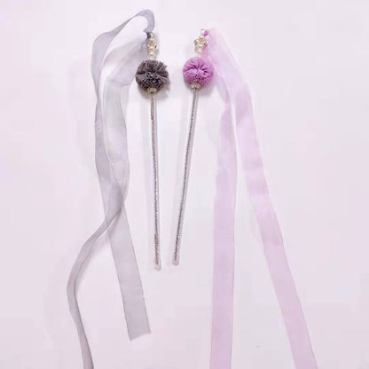 Magic Cat Toy with Feather Wand and Pom-Pom Ball