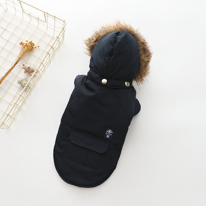 Hooded Cotton Coat for Dogs