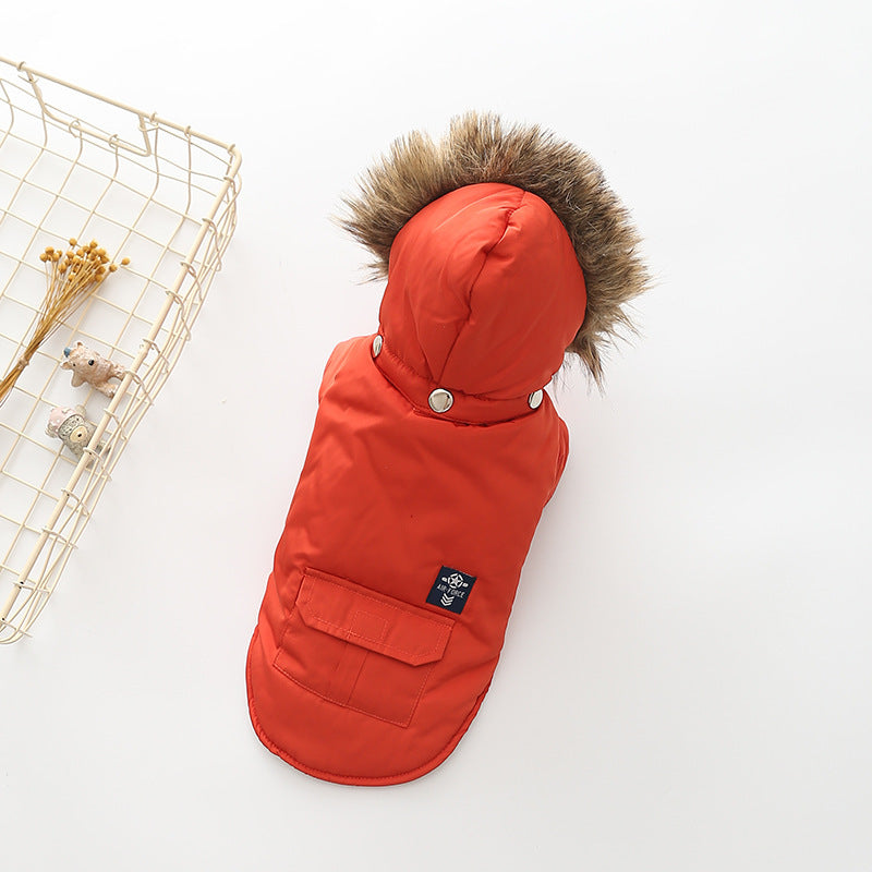 Hooded Cotton Coat for Dogs