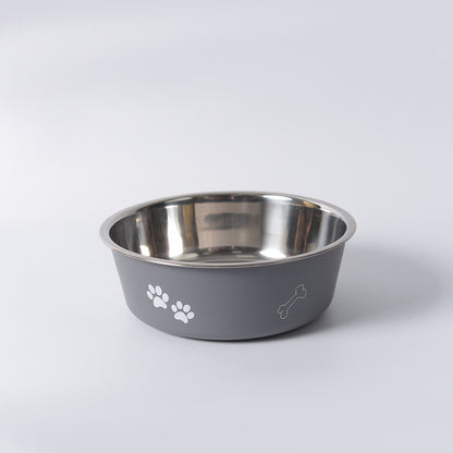 Stainless Steel Double Layer Pet Bowl for Dogs and Cats