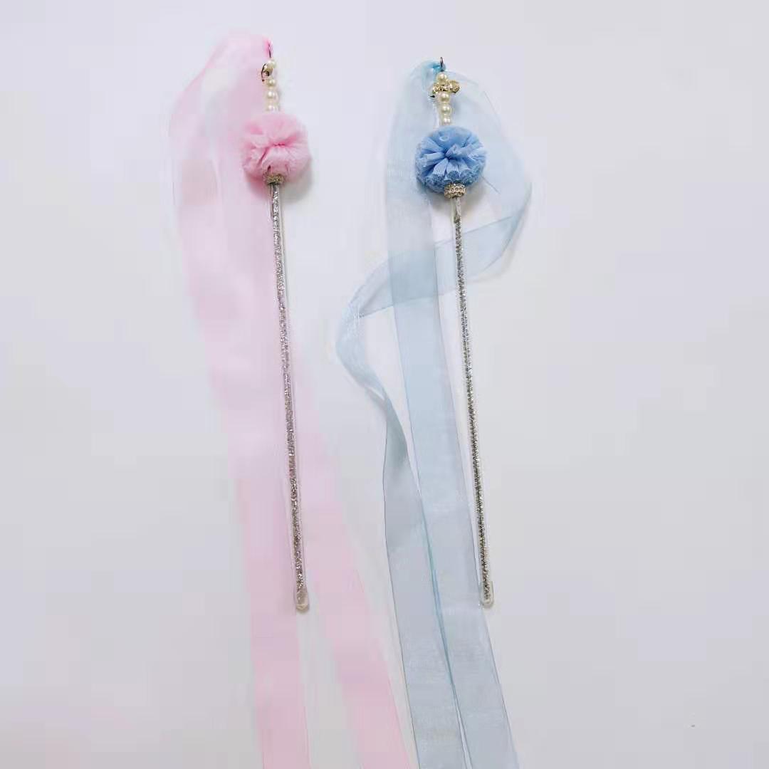 Magic Cat Toy with Feather Wand and Pom-Pom Ball