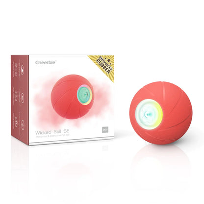Enhanced Rubber Version Smart Interactive Dog Toy Ball: by Cheerble