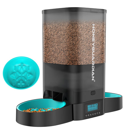 HoneyGuardian Dual 5L Cat Feeder with Programmable Timer