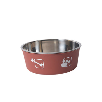 Stainless Steel Double Layer Pet Bowl for Dogs and Cats
