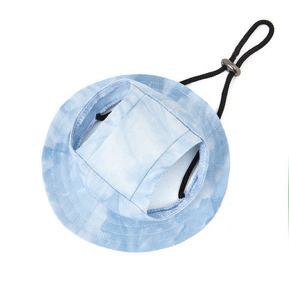 Adjustable Cute Open Ear Dog Hat for Summer Outdoors