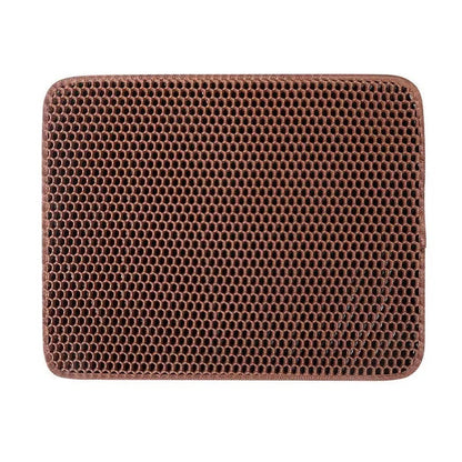 Double Layer EVA Non-Slip Cat Litter Mat for Pets