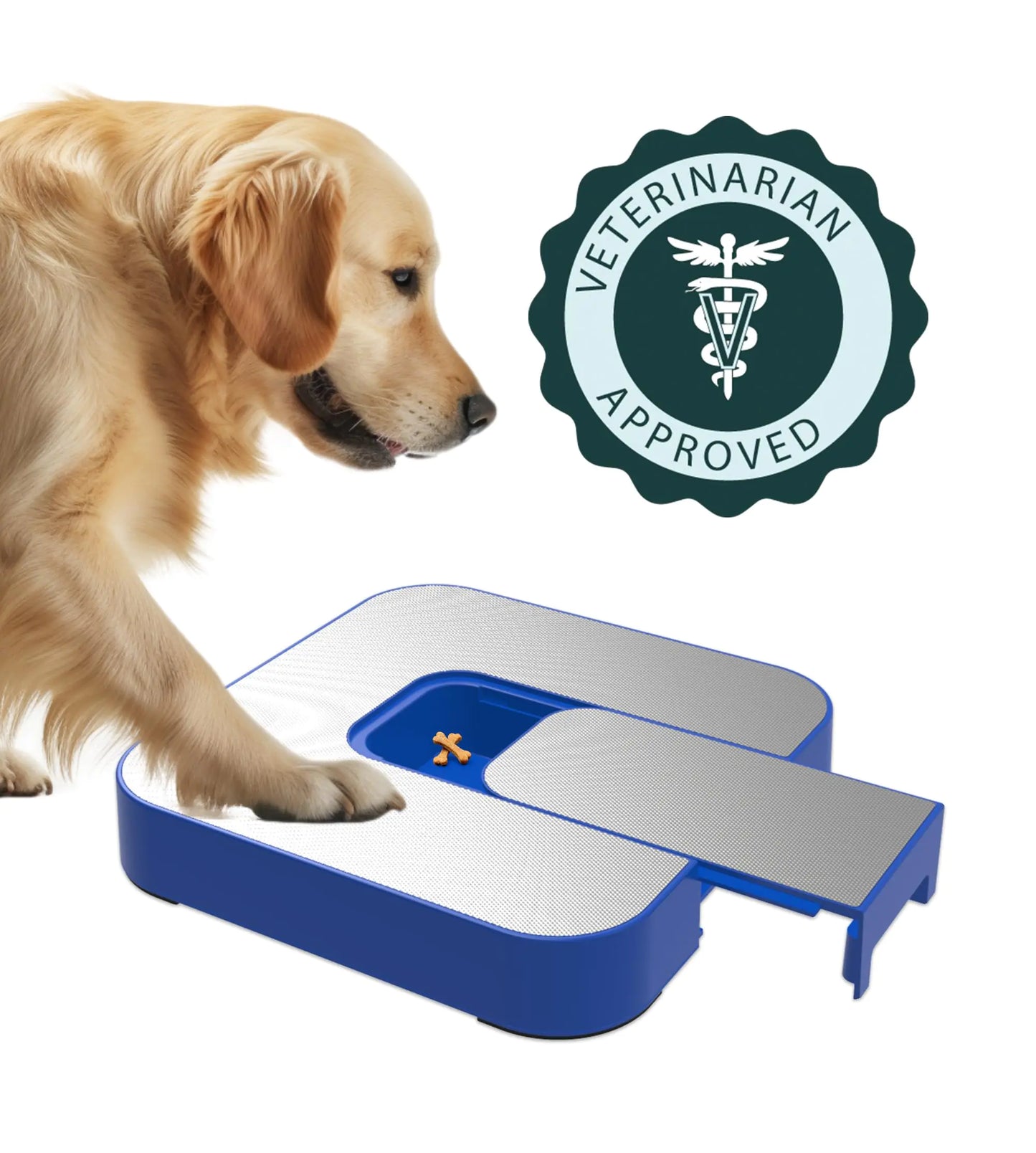 Skuun Dog Nail Scratch Board Stress-Free Dog Scratch Pad for Nails Board Scratch Mat for Dogs with Anti-Slip (Large)
